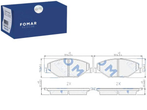 Klocki Hamulcowe Przód Skoda Fabia 10> Kpl Fomar F