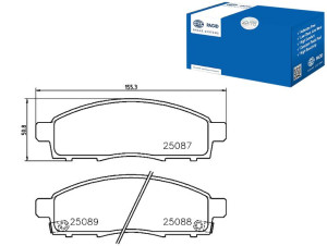 Klocki Hamulcowe Hella Pagid D1060jx50b Pad1780 57