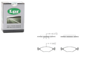 Klocki Hamulcowe Fiat Palio Siena 1.0-1.7d 04.96-