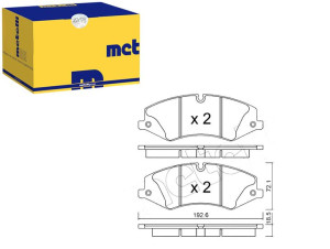Klocki Hamulcowe Range Rover Iii 06- 3,6td Metelli