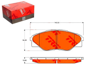 Klocki Hamulcowe Toyota Przód Hi-lux 2,5 D-4d 08-
