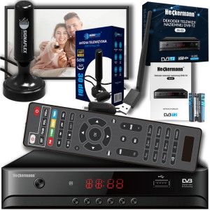 Tuner Dekoder Tv Dvb-t Dvb-t2 H.265 Hdmi + Antena