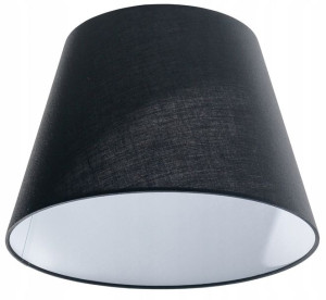 abazur czarny nowoczesny do lampy podlogowej