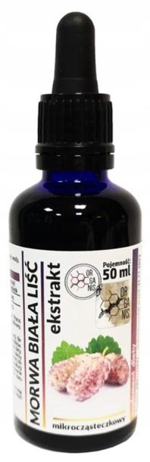 MORWA BIAŁA LIŚĆ WYCIĄG Mikrocząsteczkowy 50ml