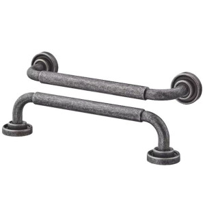 Uchwyt meblowy antracyt 152 mm Skruvshult 2 szt IKEA