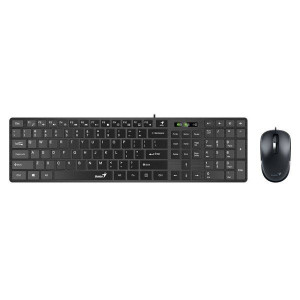 Genius SlimStar C126, zestaw klawiatura z optyczną myszką, CZ/SK, klasyczn