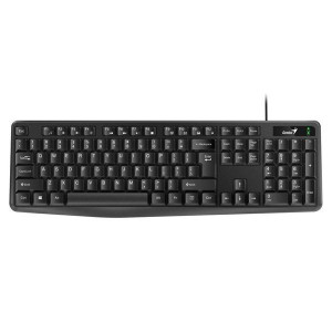 Genius KB-117, klawiatura US, klasyczna, wodoodporny rodzaj przewodowa