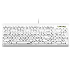 Genius Slimstar Q200, klawiatura CZ/SK, klasyczna, cicha rodzaj przewodowa