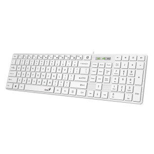 Genius SlimStar 126, CZ/SK, klasyczna, cienka rodzaj przewodowa (USB)