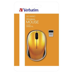 Verbatim Mysz Go Nano 49045, 1600DPI, 2.4 [GHz], optyczna, 3kl.,