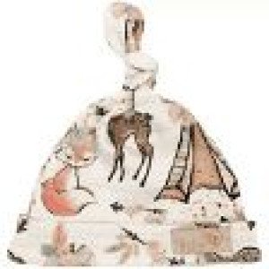 BABY  Czapka niemowlęca Smerfetka Tipi róż 0-3 m