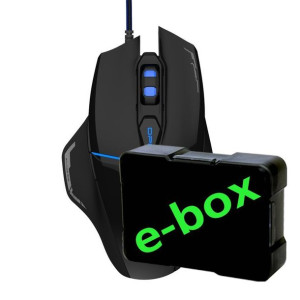 E-blue Mysz Mazer V2, 2500DPI, optyczna, 6kl., przewodowa USB,