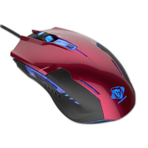 E-blue Mysz Auroza G, 3000DPI, optyczna, 6kl., przewodowa USB, czerwona