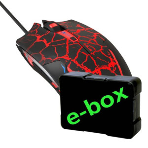 E-blue Mysz Cobra, 2500DPI, optyczna, 6kl., przewodowa USB,