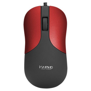 Marvo Mysz DMS002RD, 1200DPI, optyczna, 3kl., przewodowa USB,
