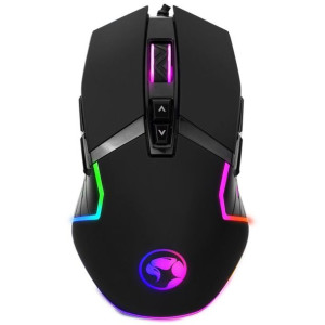 Marvo Mysz G941, 12000DPI, optyczna, 9kl., przewodowa USB, czarna, do gry,B
