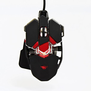 Red Fighter Mysz M1, 4000DPI, optyczna, 10kl., przewodowa USB, czarna