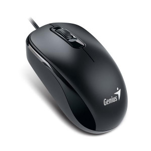 Genius Mysz DX-110, 1000DPI, optyczna, 3kl., przewodowa (PS/2), czarna