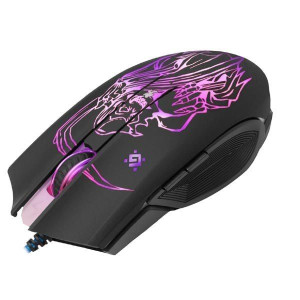Defender Mysz Ghost GM-190L, 3200DPI, optyczna, 6kl., przewodowa USB,