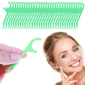 32x Wykałaczki Z Nicią Dentystyczną Soft Miętowe