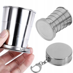 Składany Kuebk Turystyczny 240 Ml Metal Biwak