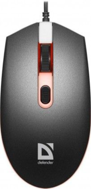 Mysz przewodowa Defender DOT MB-986 1600dpi 4P podświetlana LED backlight