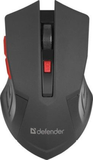 Mysz bezprzewodowa Defender ACCURA MM-275 optyczna 1600dpi czarno-czerwona