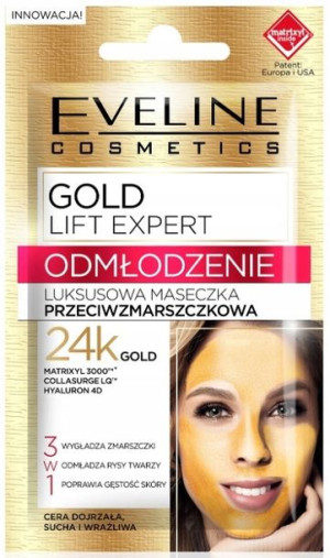 Eveline Cosmetics Gold Lift Expert maseczka