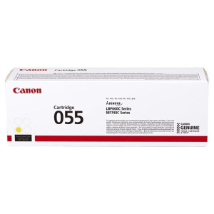 Canon oryginalny toner 055Y, yellow, 2100s, 3013C002, Canon MF742Cdw