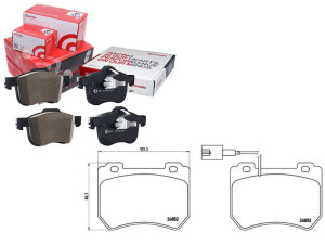 Klocki Hamulcowe Alfa Romeo 159 05- Brembo