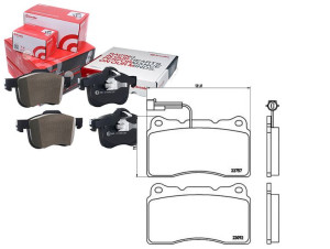 Klocki Hamulcowe Alfa Romeo 159 07- Brembo