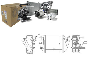 Intercooler Audi A4 2.5d 11.00-05.06 Nissens