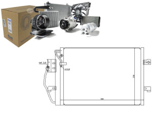 Skraplacz Klimatyzacji Mercedes A (w168) 1.4-1.9 0