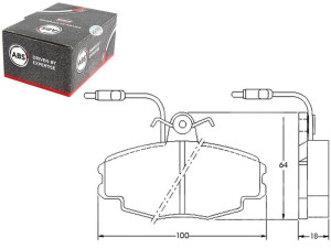 Klocki Hamulcowe Citroen Zx 91-97 Z Czuj. A.b.s.
