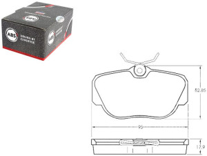 Klocki Hamulcowe Mercedes W201 190 82-93 A.b.s.