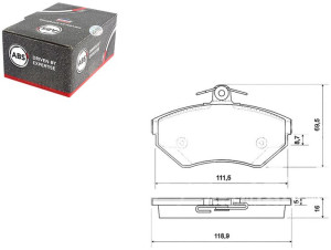 Klocki Hamulcowe Vw Golf Iii Vento A.b.s.