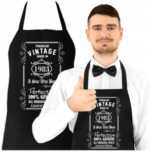 Fartuch Urodzinowy Na 40 Urodziny Prezent Vintage