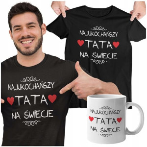 Prezent Dla Taty Koszulka I Kubek Na Dzień Ojca