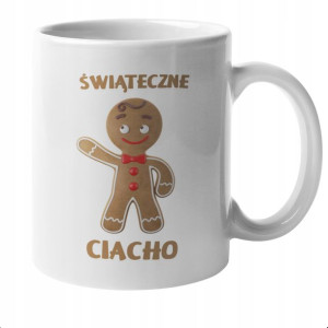 Kubek Na Święta Mikołajkowy Świateczne Ciacho