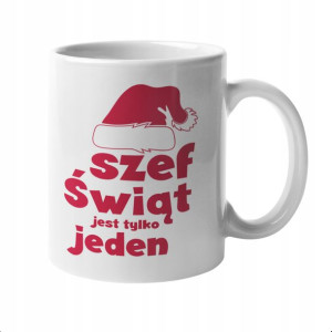 Kubek Na Święta Prezent Mikołajkowy Szef Świąt