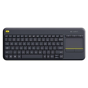 Logitech K400 Plus, klawiatura AA, CZ, multimedialny, 2.4 [GHz],