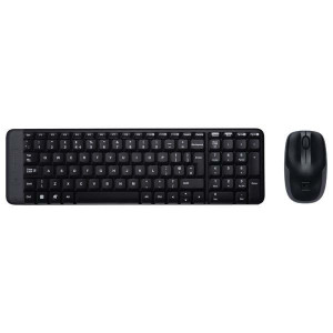 Logitech MK220, zestaw klawiatura z myszą optyczną bezprzewodową, AAA, CZ,
