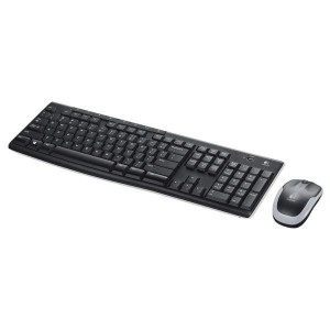 Logitech MK270, zestaw klawiatura z bezprzewodową myszą laserową, AAA, CZ,