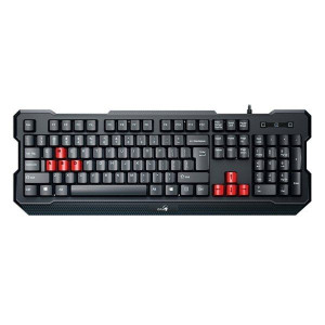 Genius GX GAMING K210, klawiatura CZ/SK, do gry, przewodowa (USB), czarna