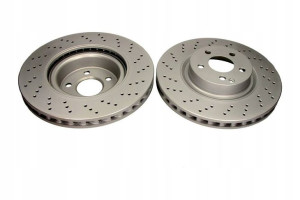 Tarcze Ham. 2szt Mercedes P. W221 320cdi-500b 335x32 Z Powłoką Quaro