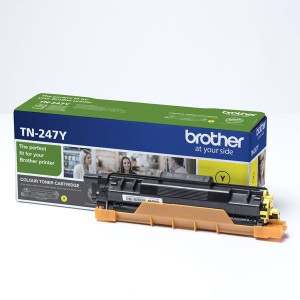 Brother oryginalny toner TN247Y, yellow, 2300s, Brother