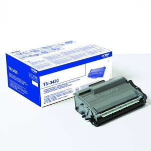 Brother oryginalny toner TN3430, black, 3000s, Brother HL-L6400DW,