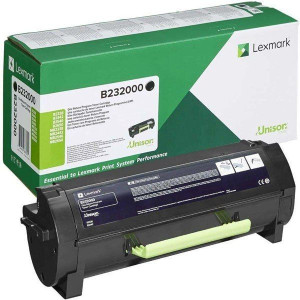 Lexmark oryginalny toner B232000, black, 3000s,