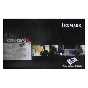 Lexmark oryginalny toner C748H3MG, magenta, 10000s, C748,
