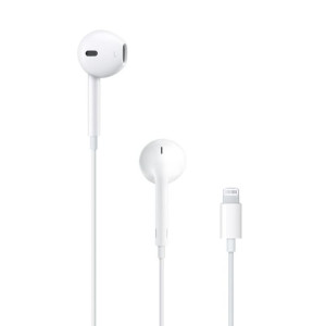 Apple Earpods Słuchawki Dokanałowe Z Końcówką Lightning Do Iphone Białe